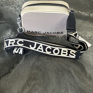 Marc Jacobs Black and Cream Belt Bag